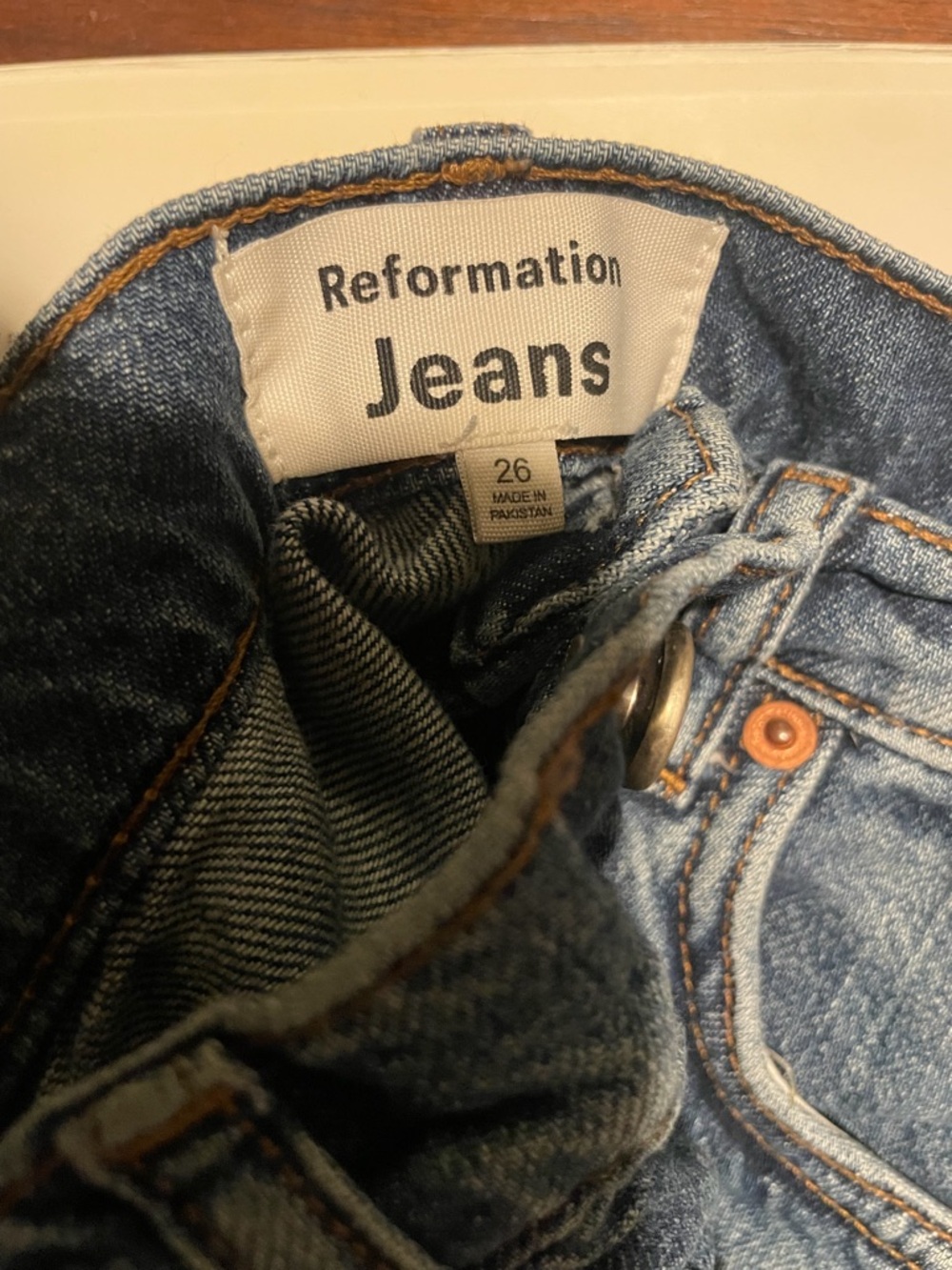 Reformation Men’s Light Blue Denim Slim Jeans